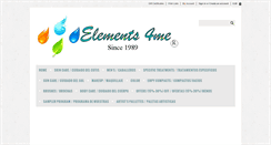 Desktop Screenshot of elements4me.com